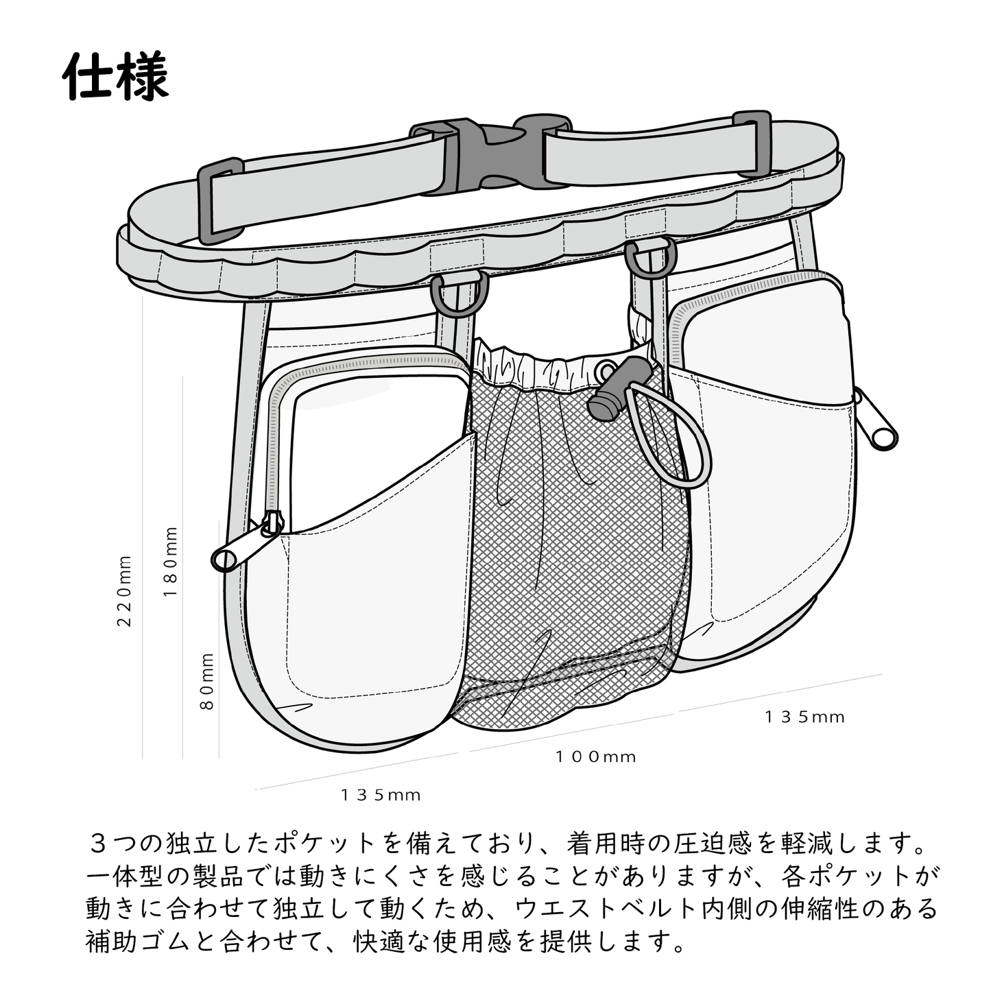 お散歩用マナーバッグ