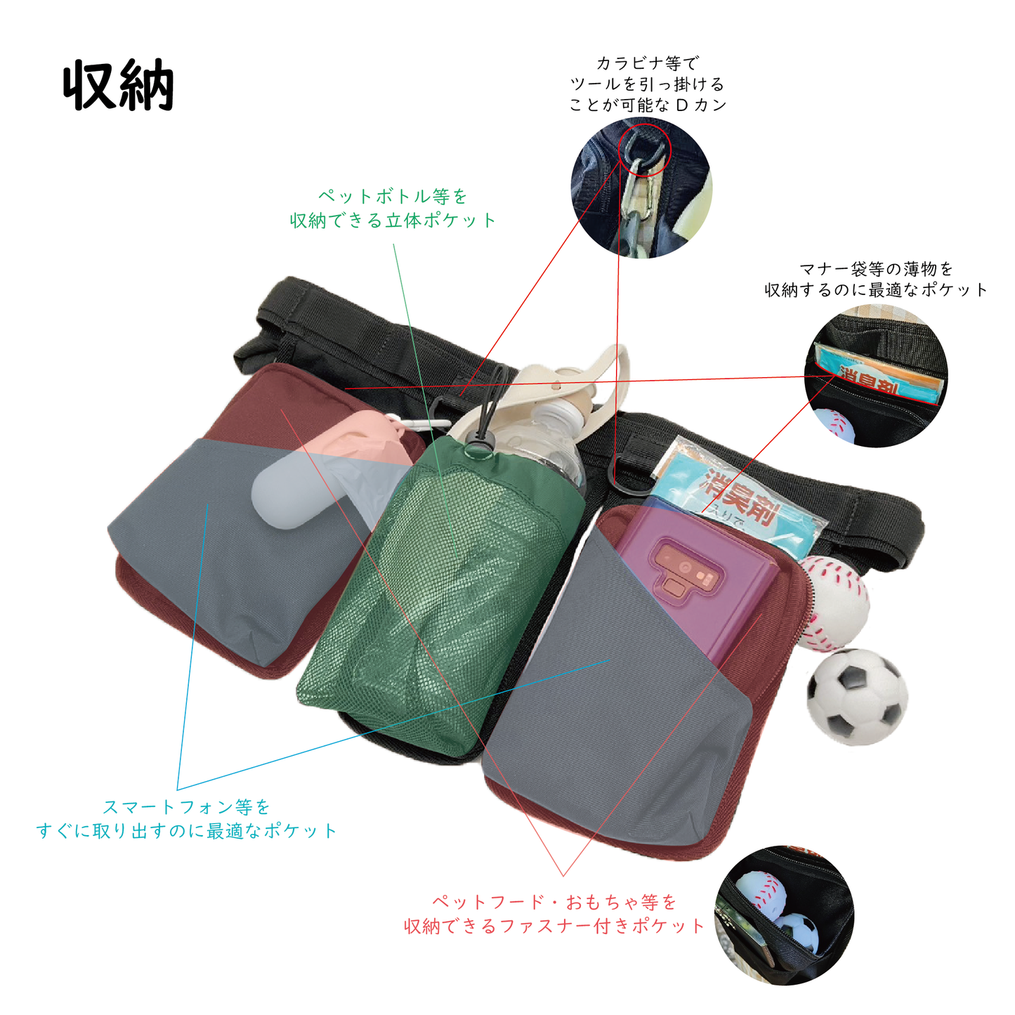 お散歩用マナーバッグ