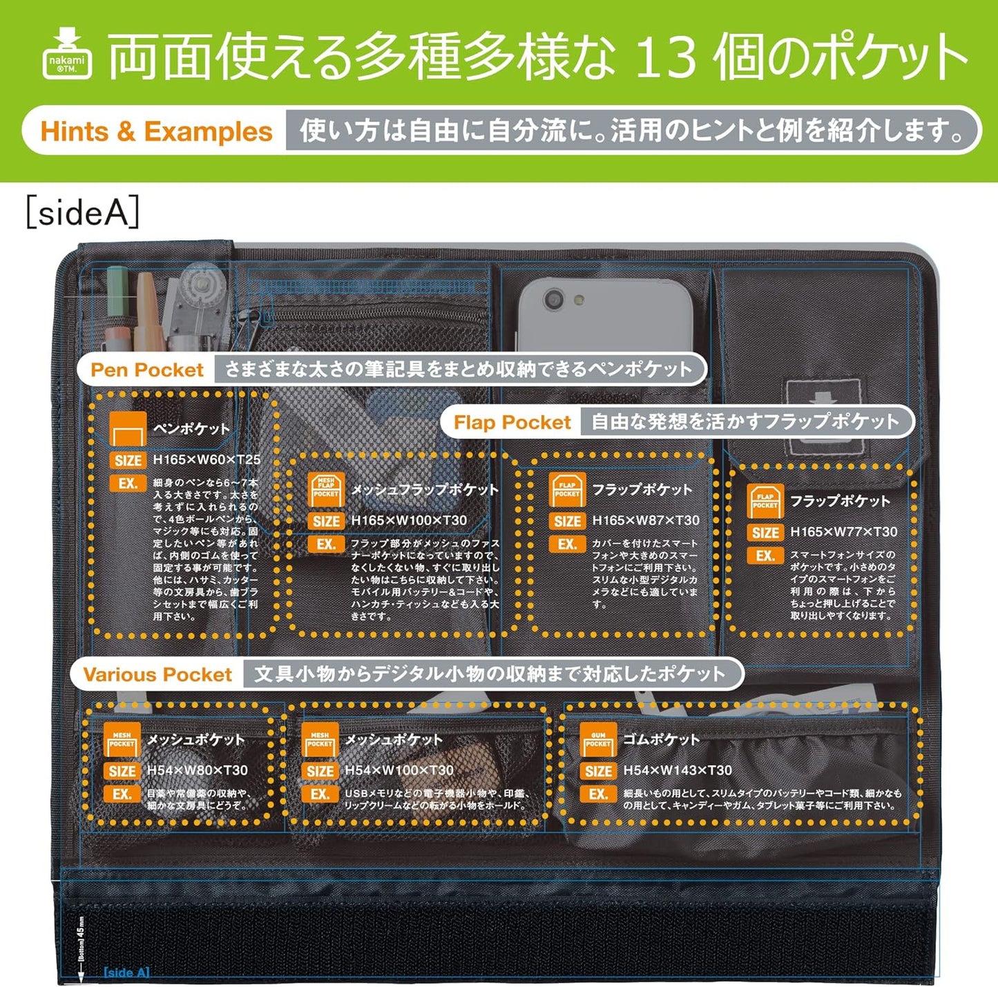 カバンの中身 バッグインバッグ　PC