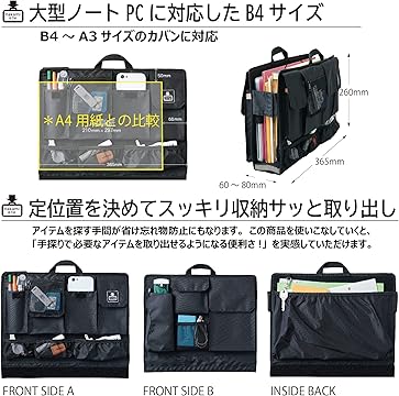 カバンの中身 バッグインバッグ　PC